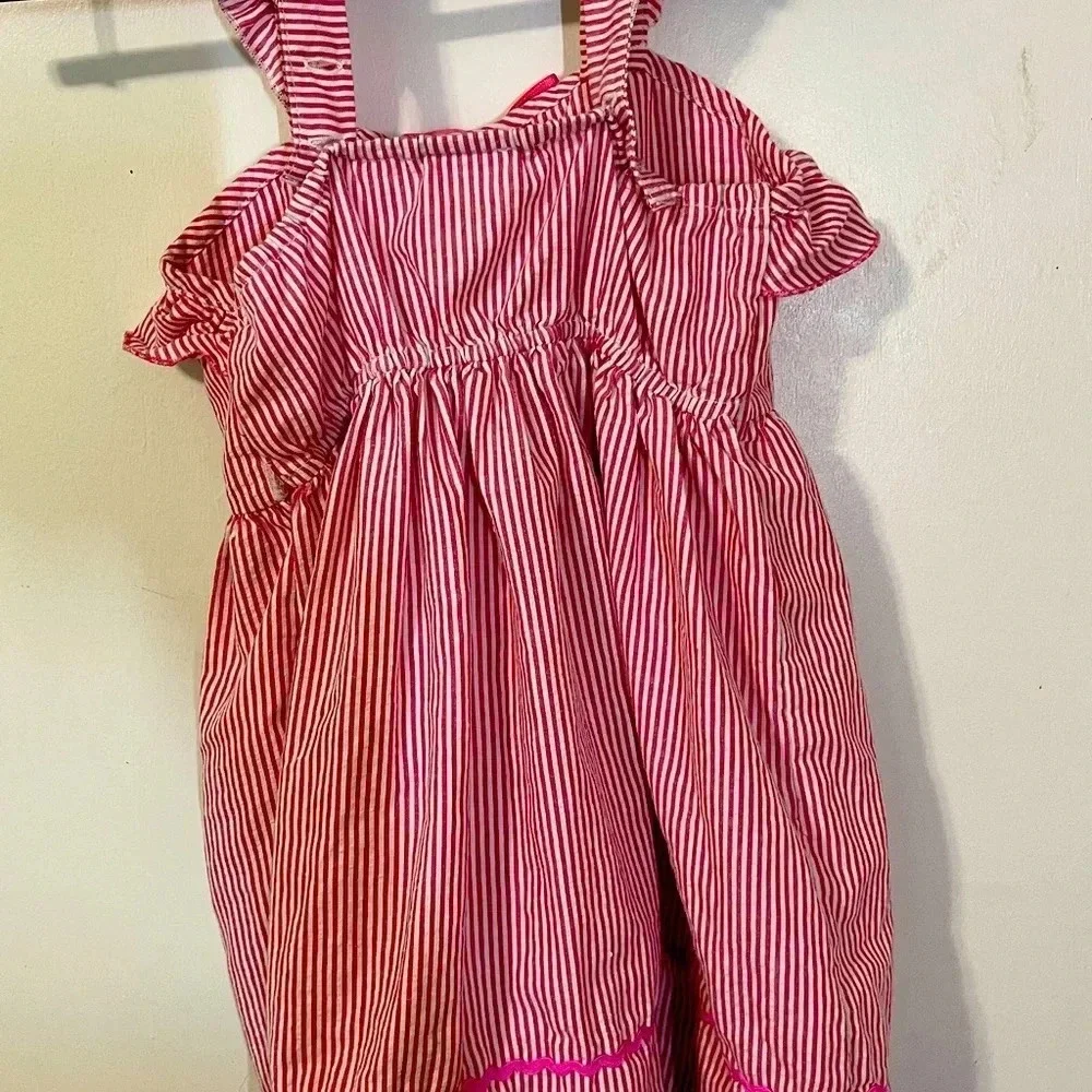 Nannett little girl sleeveless sun dress.